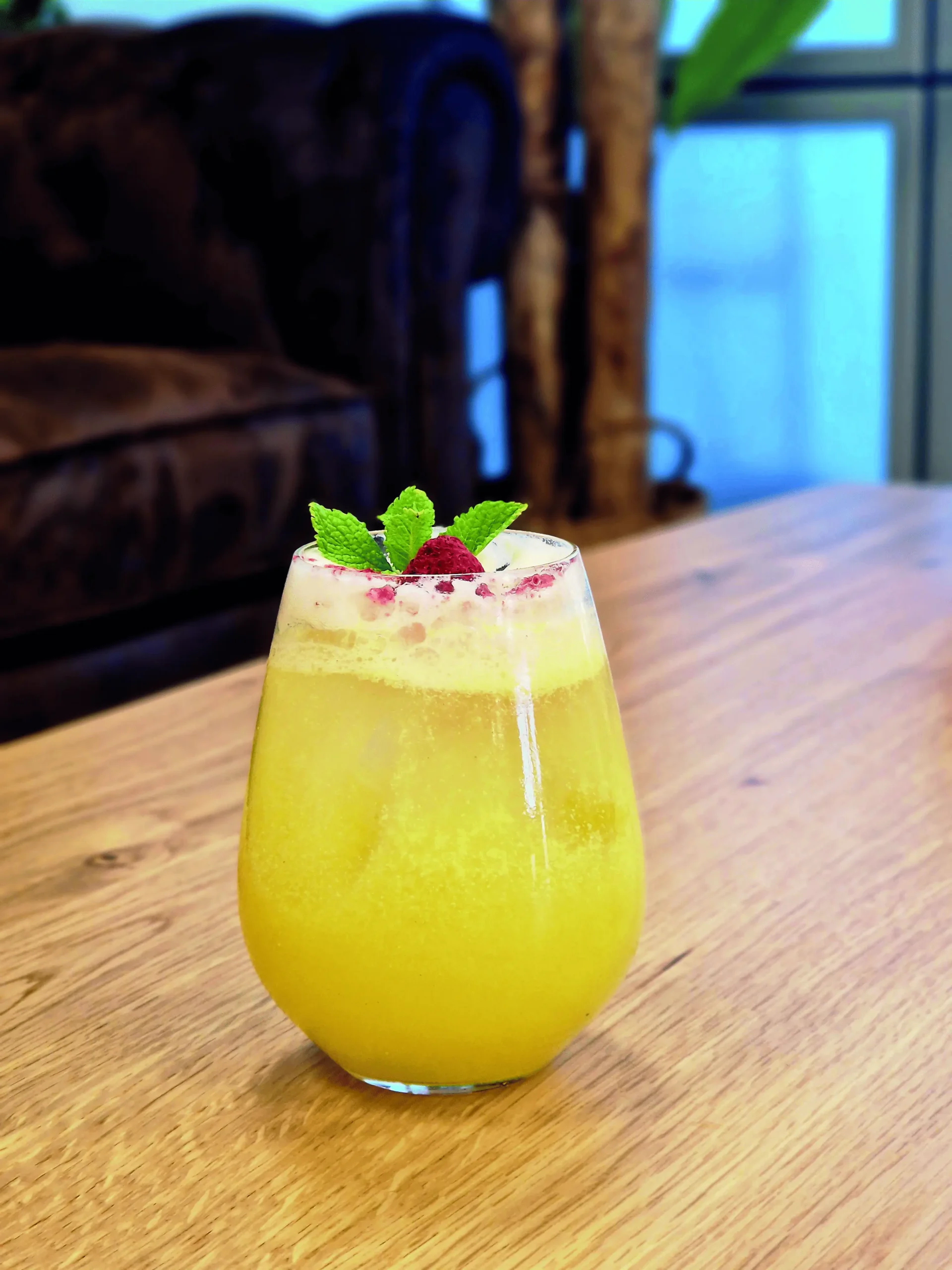 Cocktail final de Peach Freeze