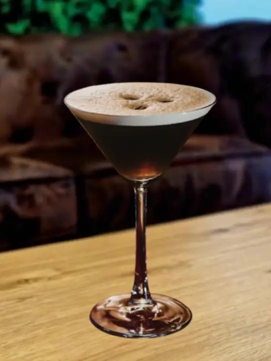 Cocktail final de Expresso Martini