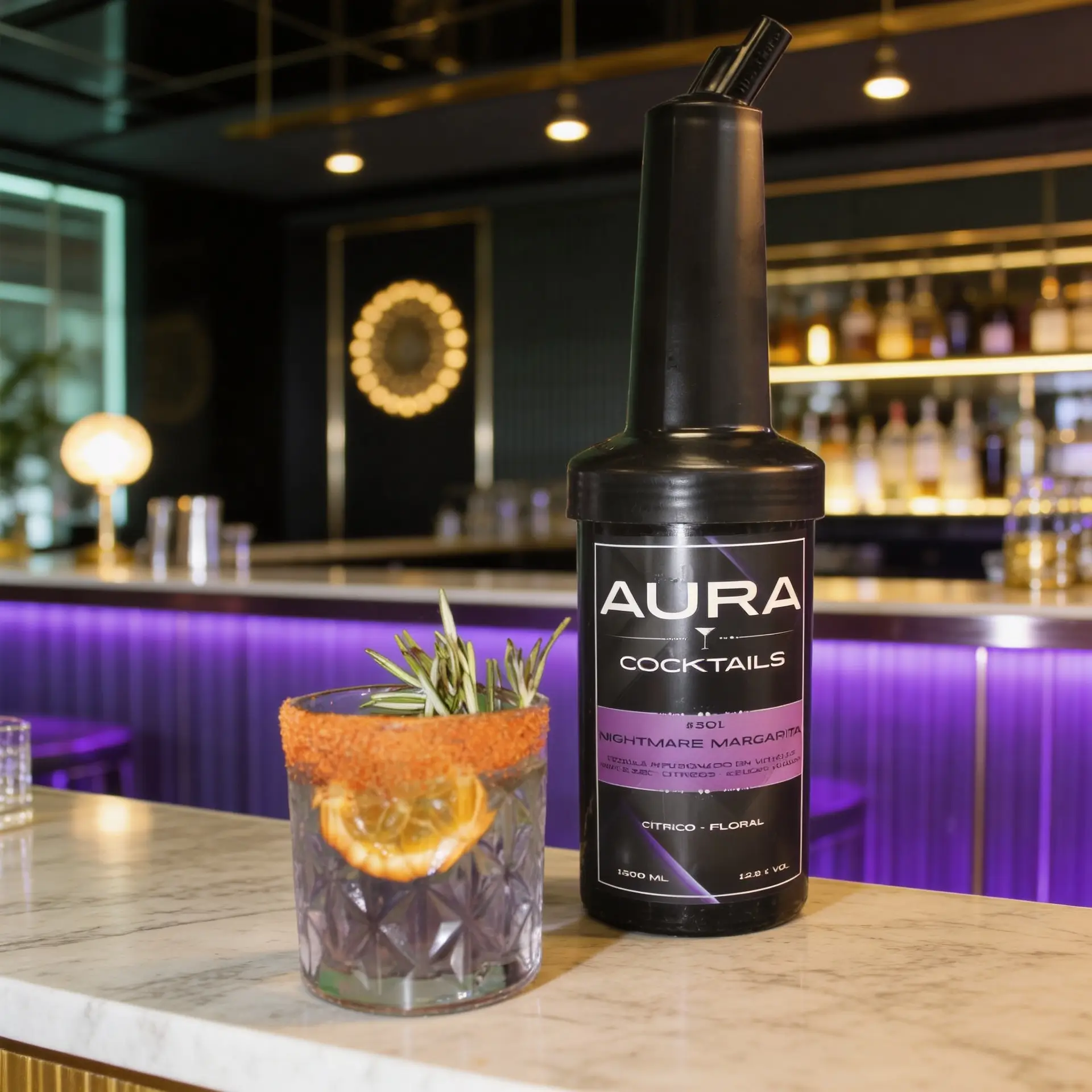 Producción artesanal AURA Cocktails